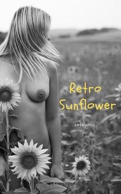 Book cover for Retro Sunflowers Notebook