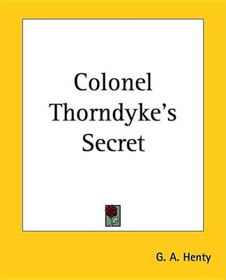 Book cover for Colonel Thorndyke's Secret