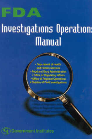 Cover of FDA Investigations Operations Manual