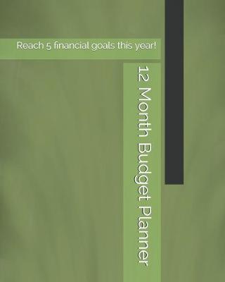 Book cover for 12 Month Budget Planner