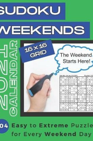 Cover of Sudoku Weekends Calendar 2021