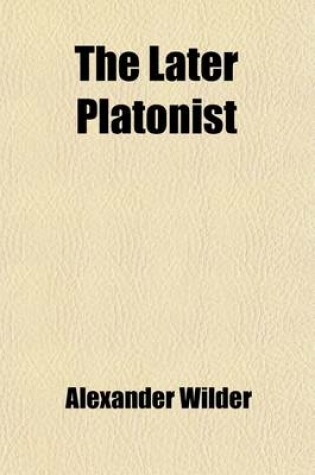 Cover of The Later Platonist