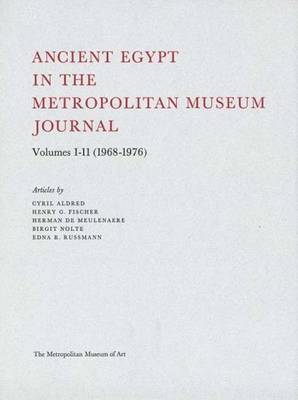 Book cover for Ancient Egypt in the Metropolitan Museum Journal