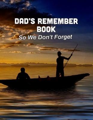 Book cover for Dad's Remember Book