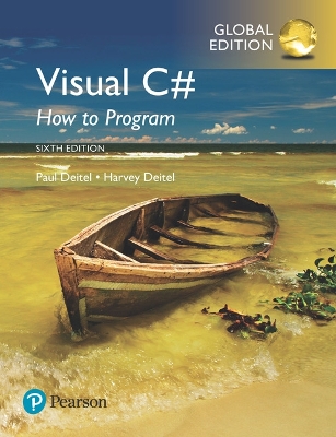 Book cover for Visual C# How to Program, Global Edition