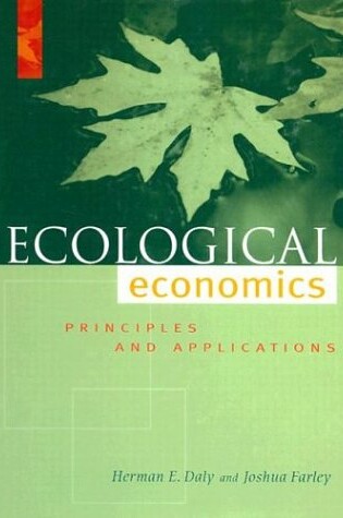 Cover of Ecological Economics