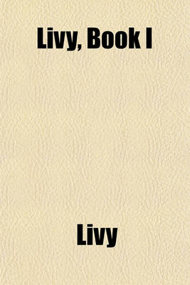 Book cover for Livy, Book I