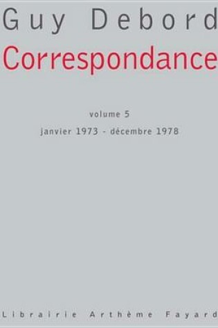 Cover of Correspondance, Volume 5