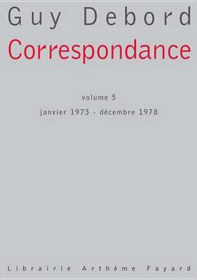 Book cover for Correspondance, Volume 5