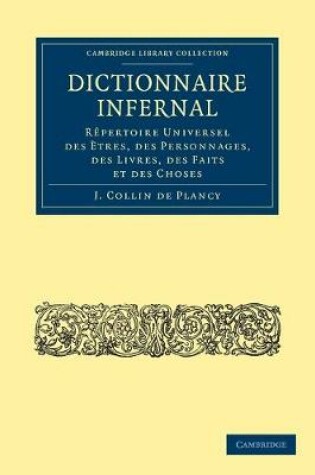 Cover of Dictionnaire Infernal