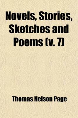 Book cover for Novels, Stories, Sketches and Poems (Volume 7)