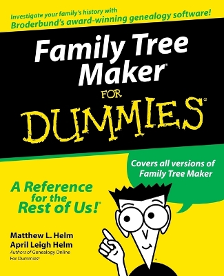 Book cover for Family Tree Maker For Dummies