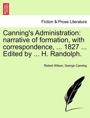 Book cover for Canning's Administration