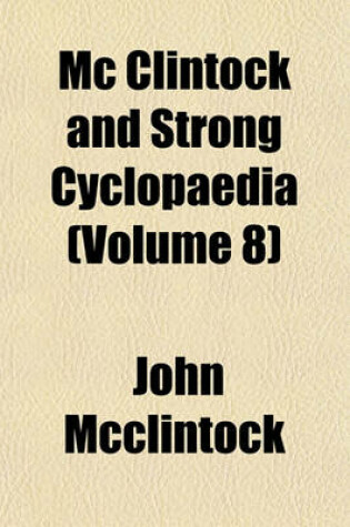 Cover of MC Clintock and Strong Cyclopaedia (Volume 8)