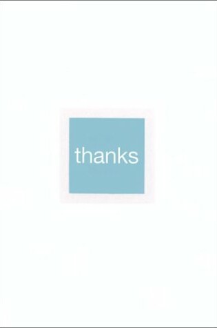 Cover of Thanks