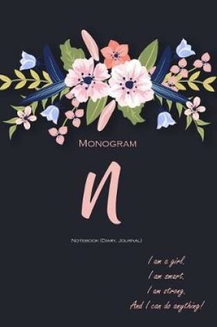 Cover of Monogram 'N' Notebook (Diary, Journal)