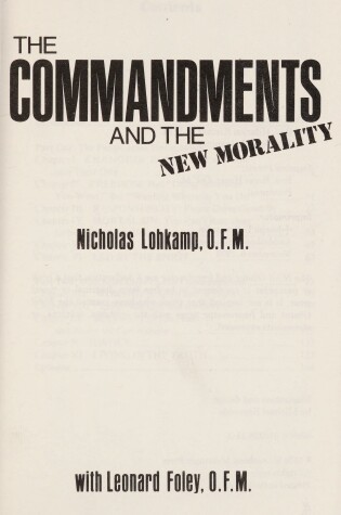 Cover of Commandments and the New Morality