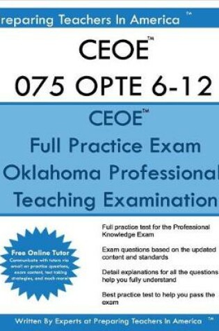 Cover of Ceoe 075 Opte 6-12 Oklahoma Professional Teaching Examination