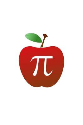 Book cover for Fun Math Apple Pi Pun Design Notebook