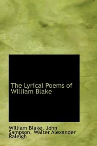 Cover of The Lyrical Poems of William Blake