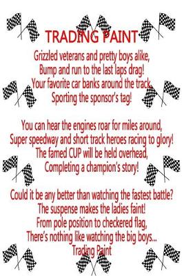 Book cover for Trading Paint Checkered Flag To Do Planner