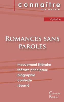 Book cover for Fiche de lecture Romances sans paroles de Verlaine (Analyse litteraire de reference et resume complet)