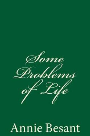 Cover of Some Problems of Life