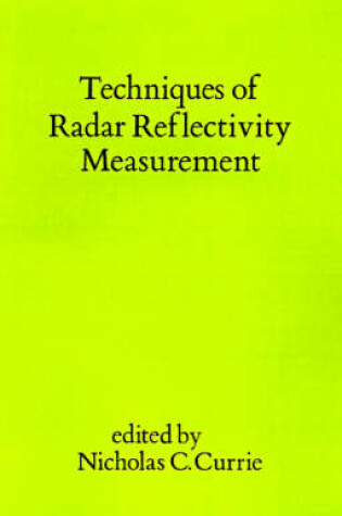 Cover of Techniques of Radar Reflectivity Measurement