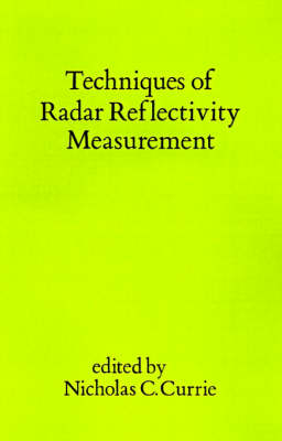 Cover of Techniques of Radar Reflectivity Measurement