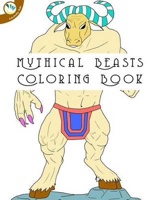 Book cover for Mythical Beasts Coloring Book