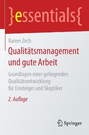 Cover of Qualitätsmanagement und gute Arbeit