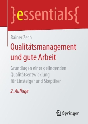 Book cover for Qualitätsmanagement und gute Arbeit