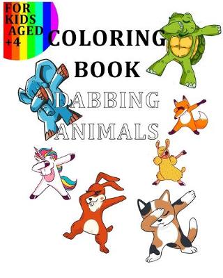 Book cover for Coloring Book Dabbing Animals