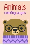 Book cover for Animals coloring pages