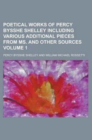 Cover of Poetical Works of Percy Bysshe Shelley Including Various Additional Pieces from Ms. and Other Sources Volume 1