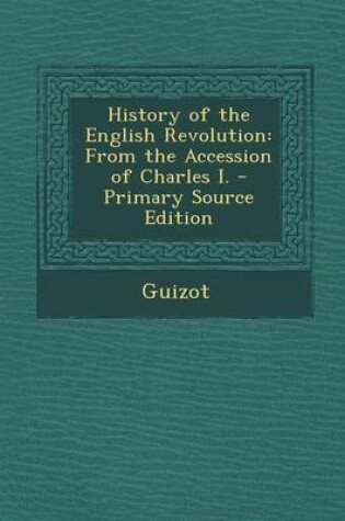 Cover of History of the English Revolution