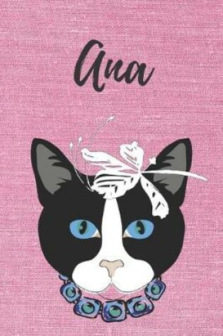 Cover of personalisiertes Notizbuch Katze / Notizheft / Journal / Malbuch / Tagebuch / Kritzelbuch / DIN A5 / Geschenk Ana