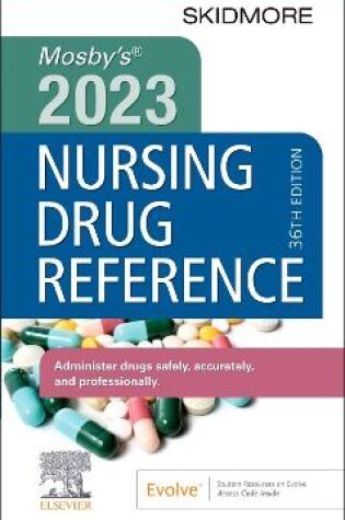 Cover of Mosby's 2023 Nursing Drug Reference - E-Book