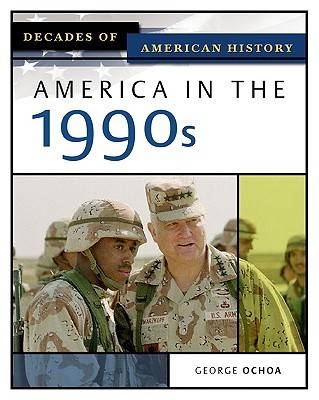 Book cover for America in the 1990s