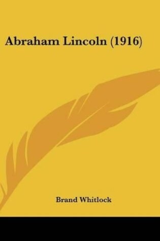 Cover of Abraham Lincoln (1916)