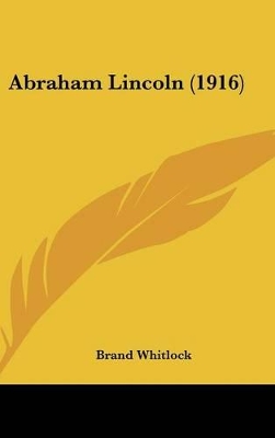 Book cover for Abraham Lincoln (1916)