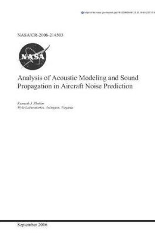 Cover of Analysis of Acoustic Modeling and Sound Propagation in Aircraft Noise Prediction