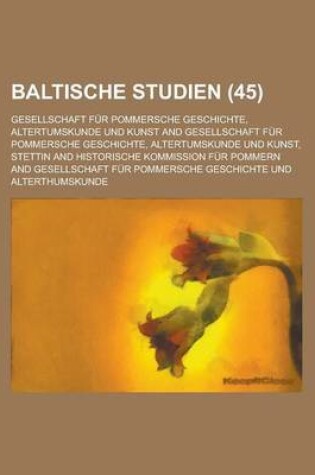 Cover of Baltische Studien (45)