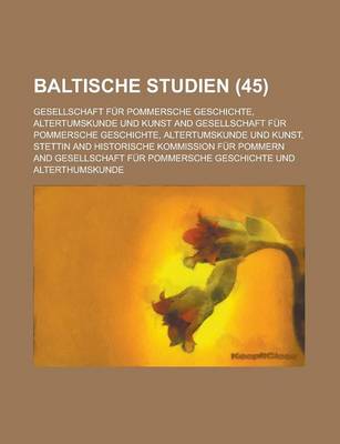 Book cover for Baltische Studien (45)