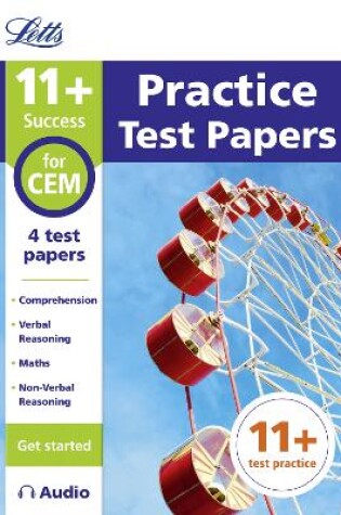 Cover of 11+ Practice Test Papers (Get started) for the CEM tests inc. Audio Download