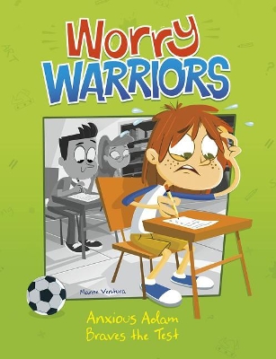 Book cover for Anxious Adam Braves the Test