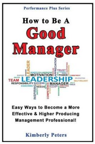 Cover of How to Be a Good Manager