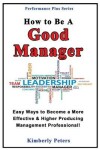 Book cover for How to Be a Good Manager