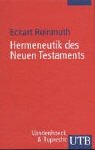 Book cover for Hermeneutik Des Neuen Testaments