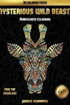 Book cover for Mindfulness Colouring (Mysterious Wild Beasts)